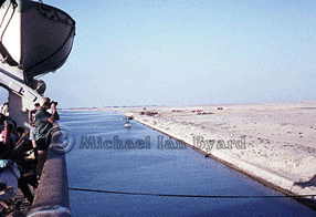 Orsova awaiting Canal clearance